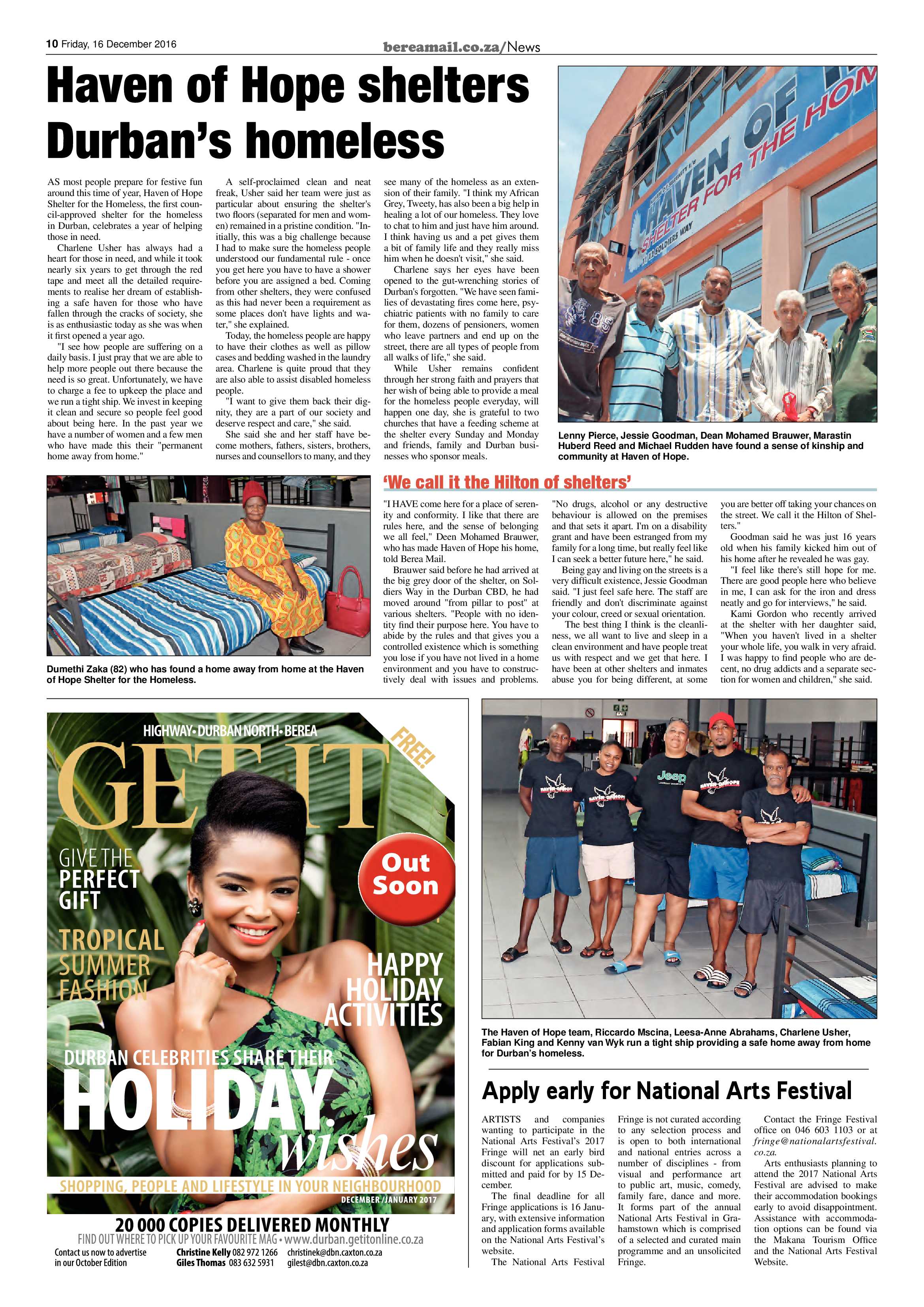 Berea Mail 16 December 2016 page 10