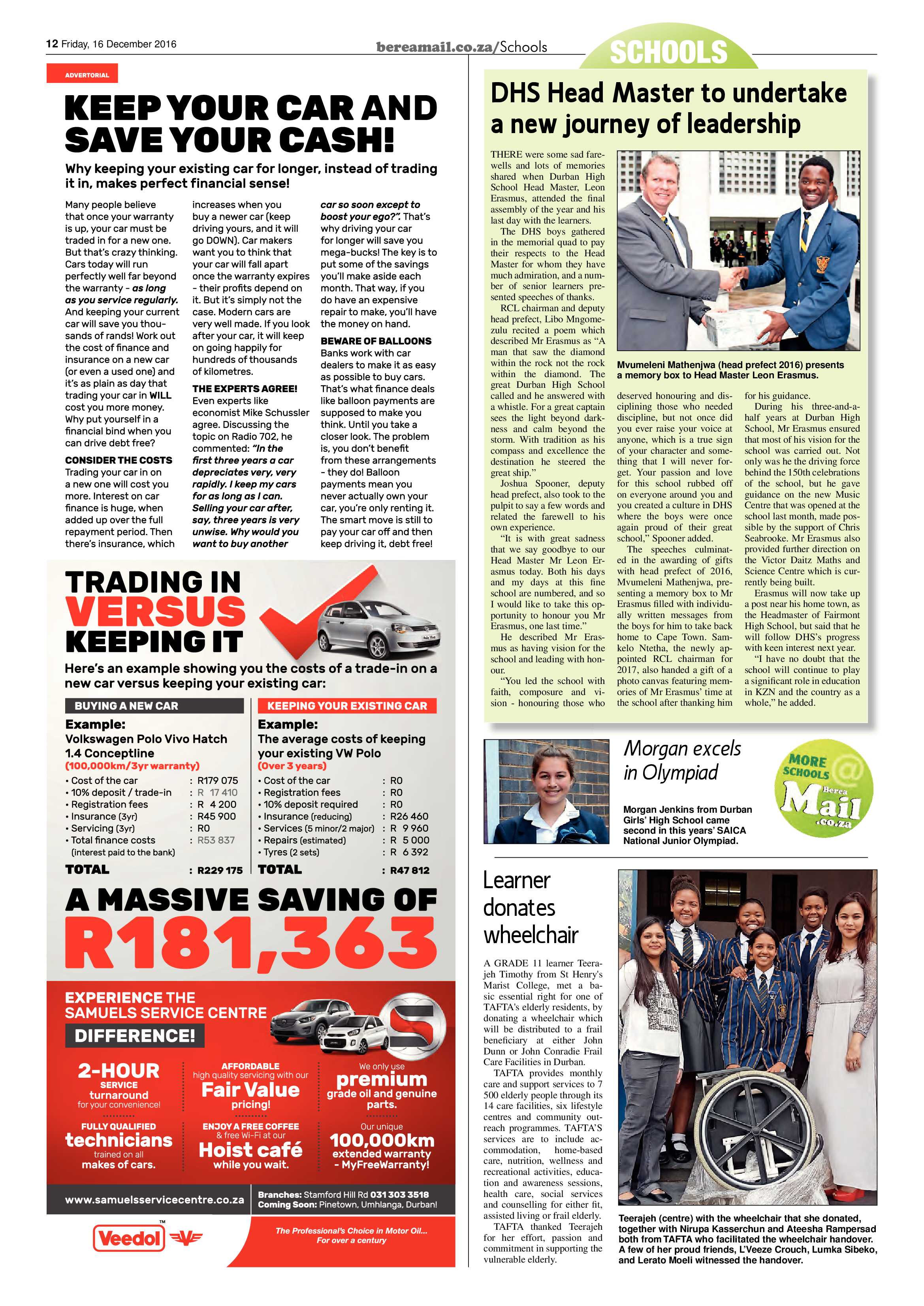 Berea Mail 16 December 2016 page 12