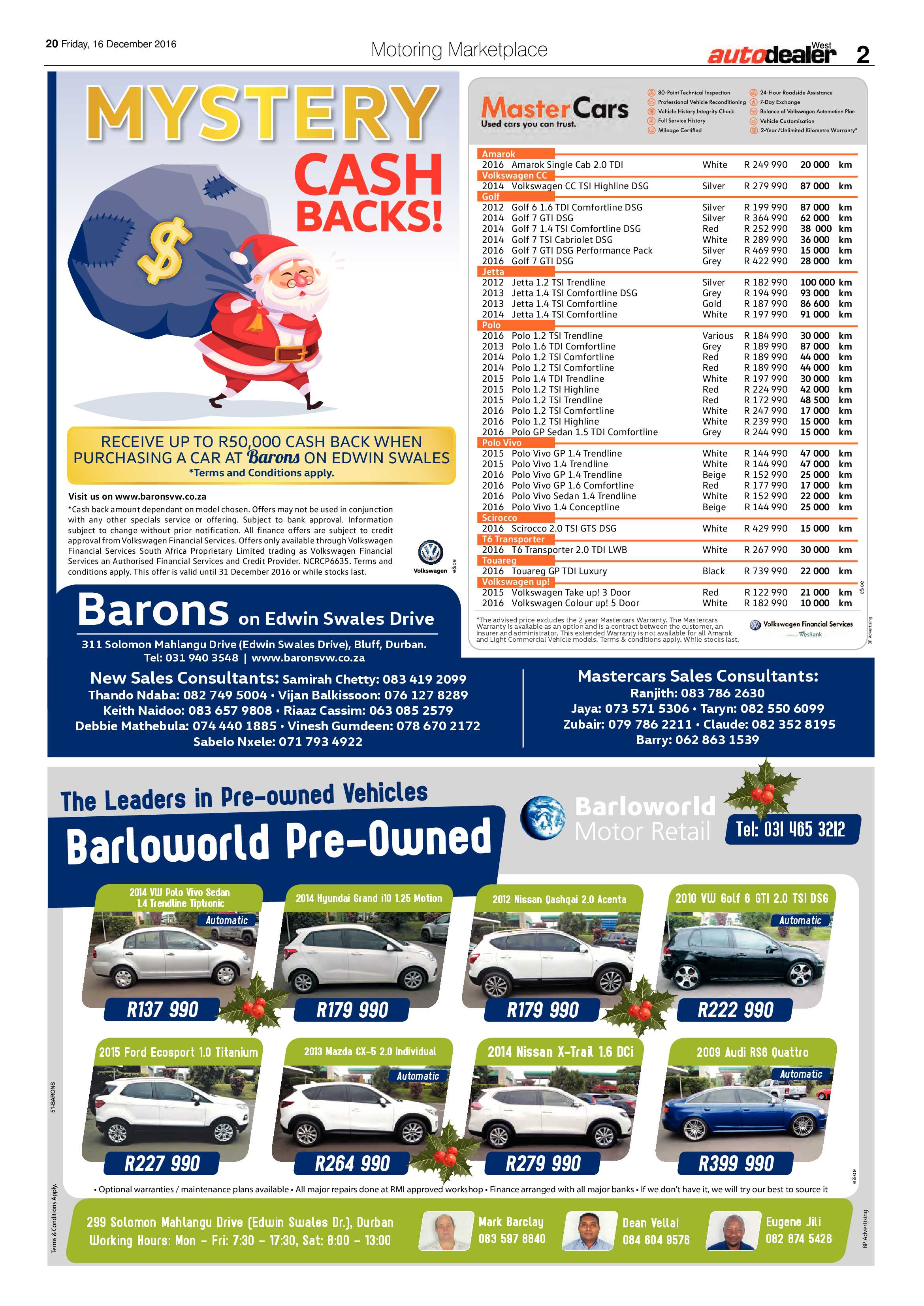 Berea Mail 16 December 2016 page 20