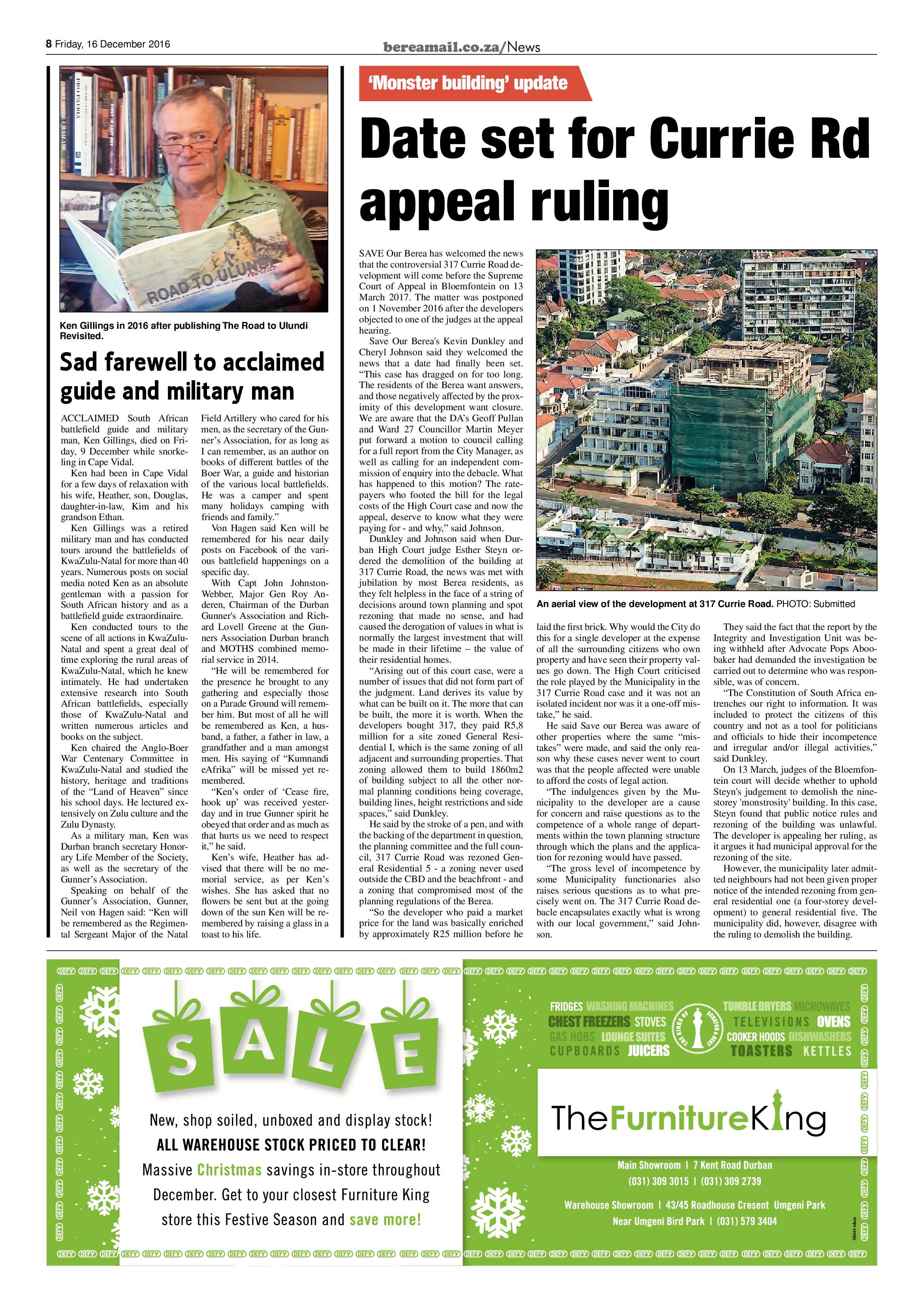 Berea Mail 16 December 2016 page 8
