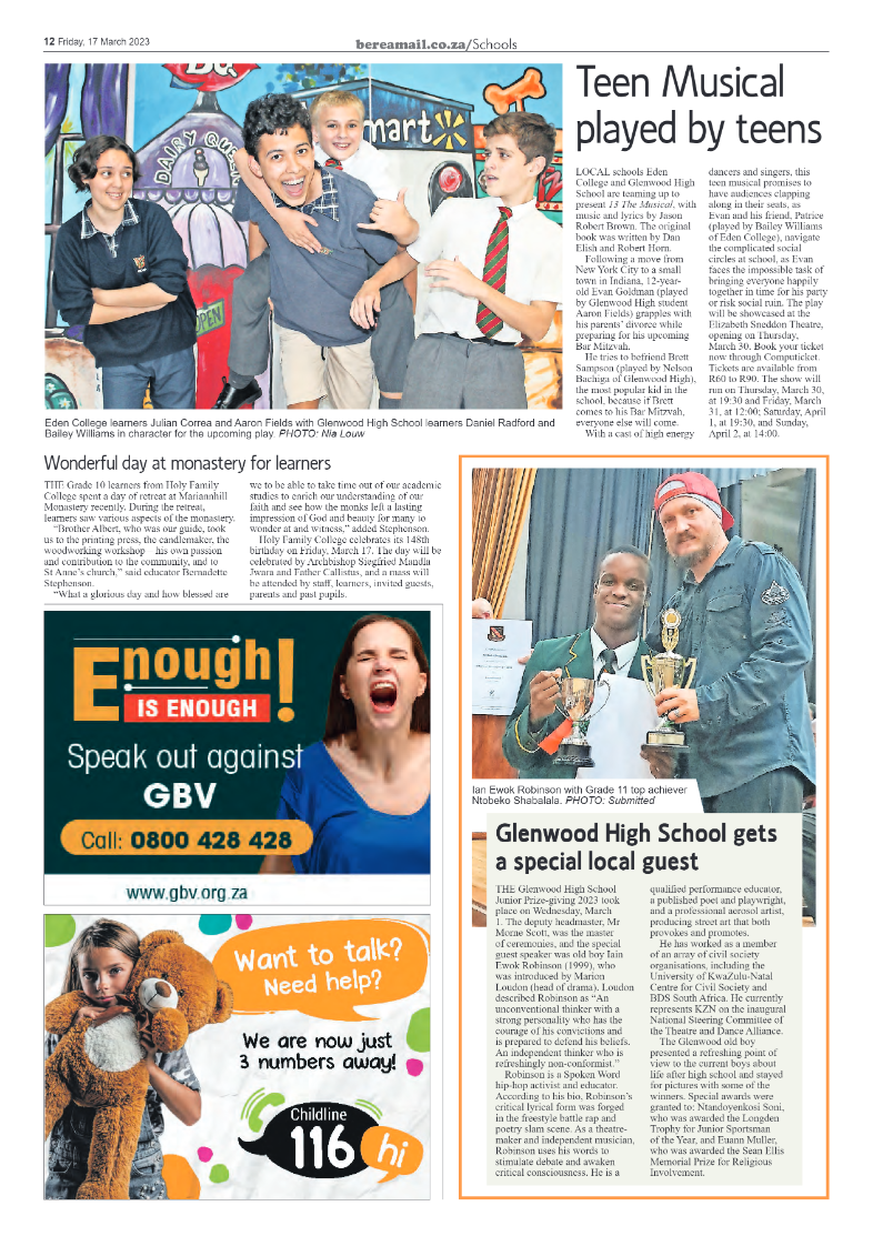 Berea Mail 17 March 2023 page 12