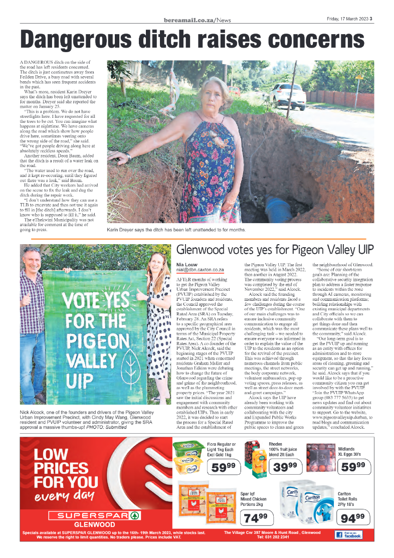 Berea Mail 17 March 2023 page 3