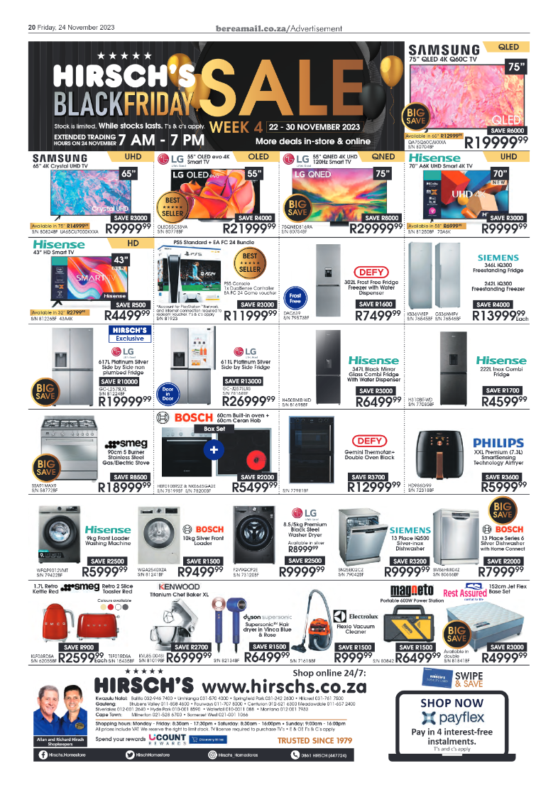 Berea Mail 24 November 2023 page 20