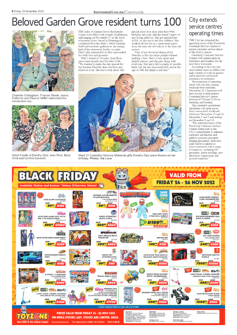 Berea Mail 24 November 2023 page 6