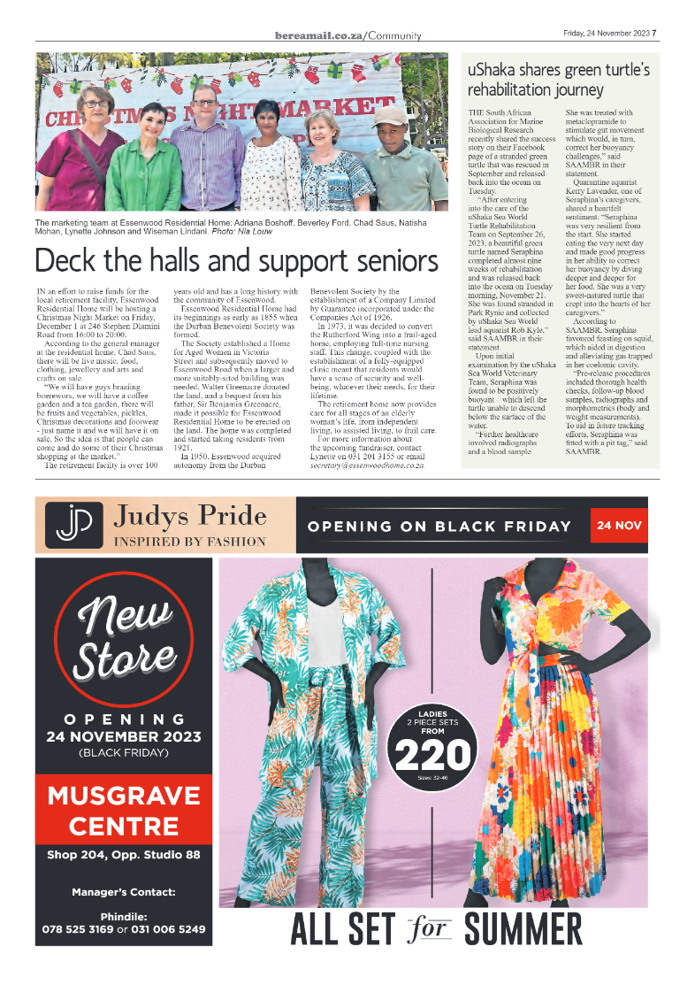 Berea Mail 24 November 2023 page 7