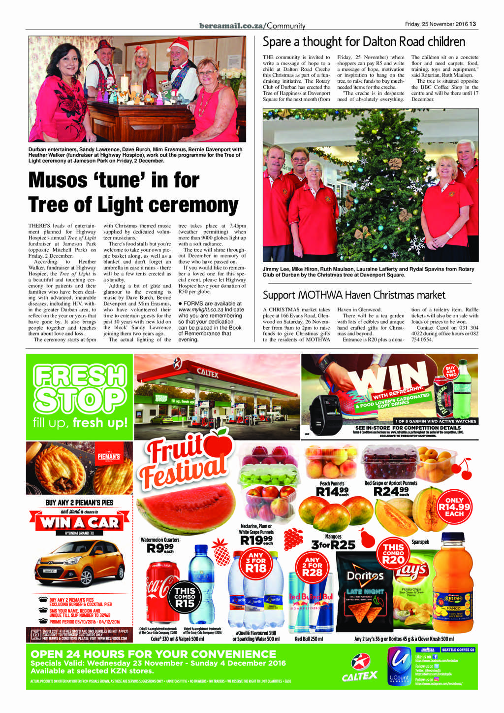 Berea Mail 25 November 2016 page 13