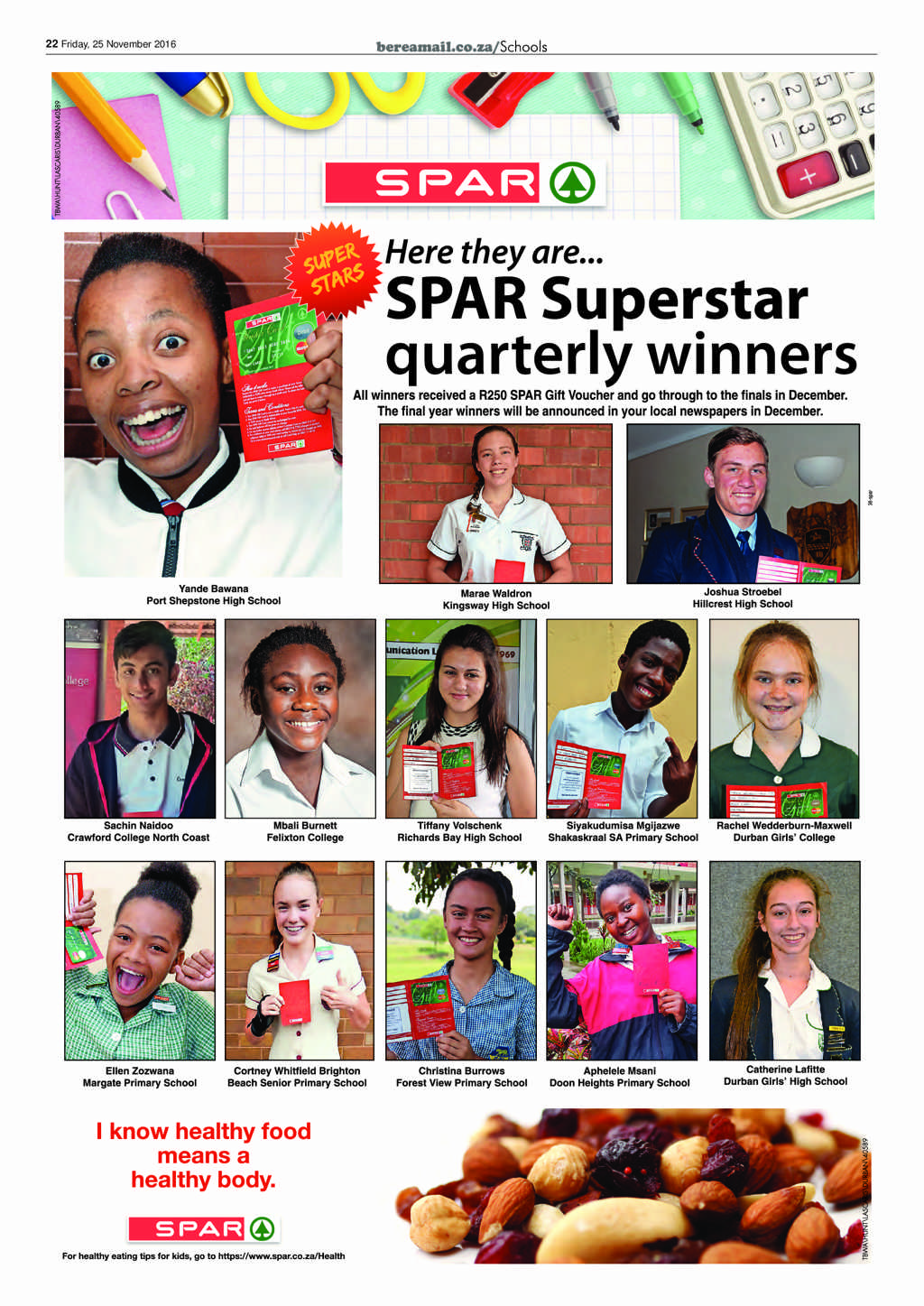 Berea Mail 25 November 2016 page 22