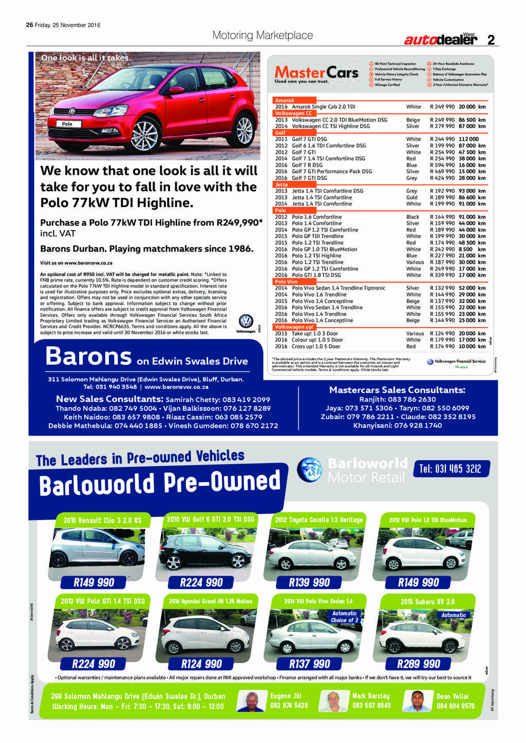 Berea Mail 25 November 2016 page 26