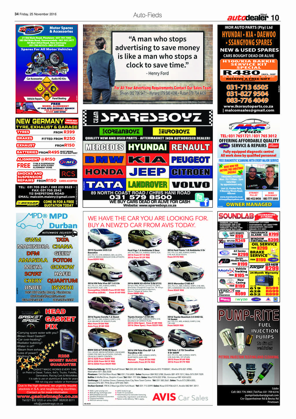 Berea Mail 25 November 2016 page 34