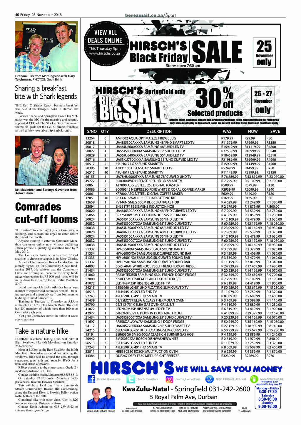 Berea Mail 25 November 2016 page 40