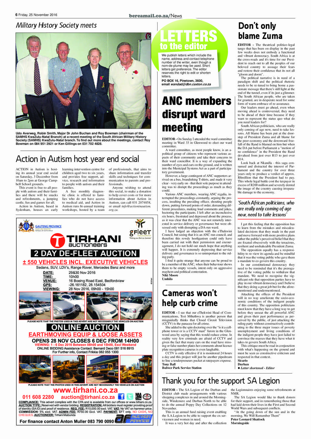 Berea Mail 25 November 2016 page 6