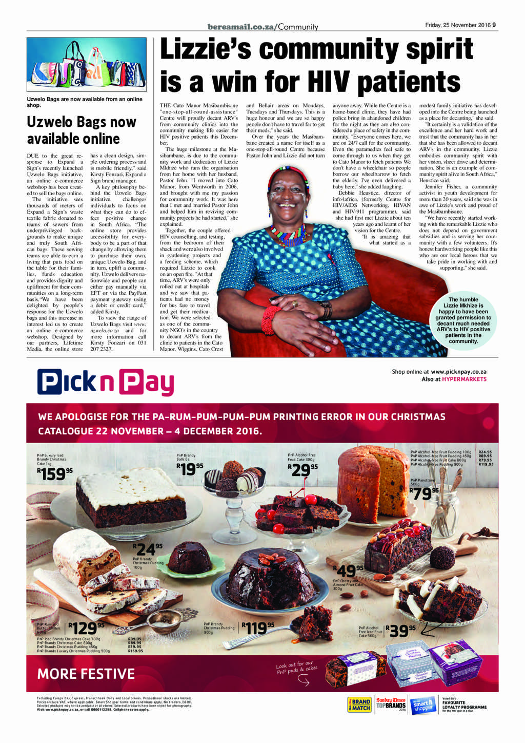 Berea Mail 25 November 2016 page 9