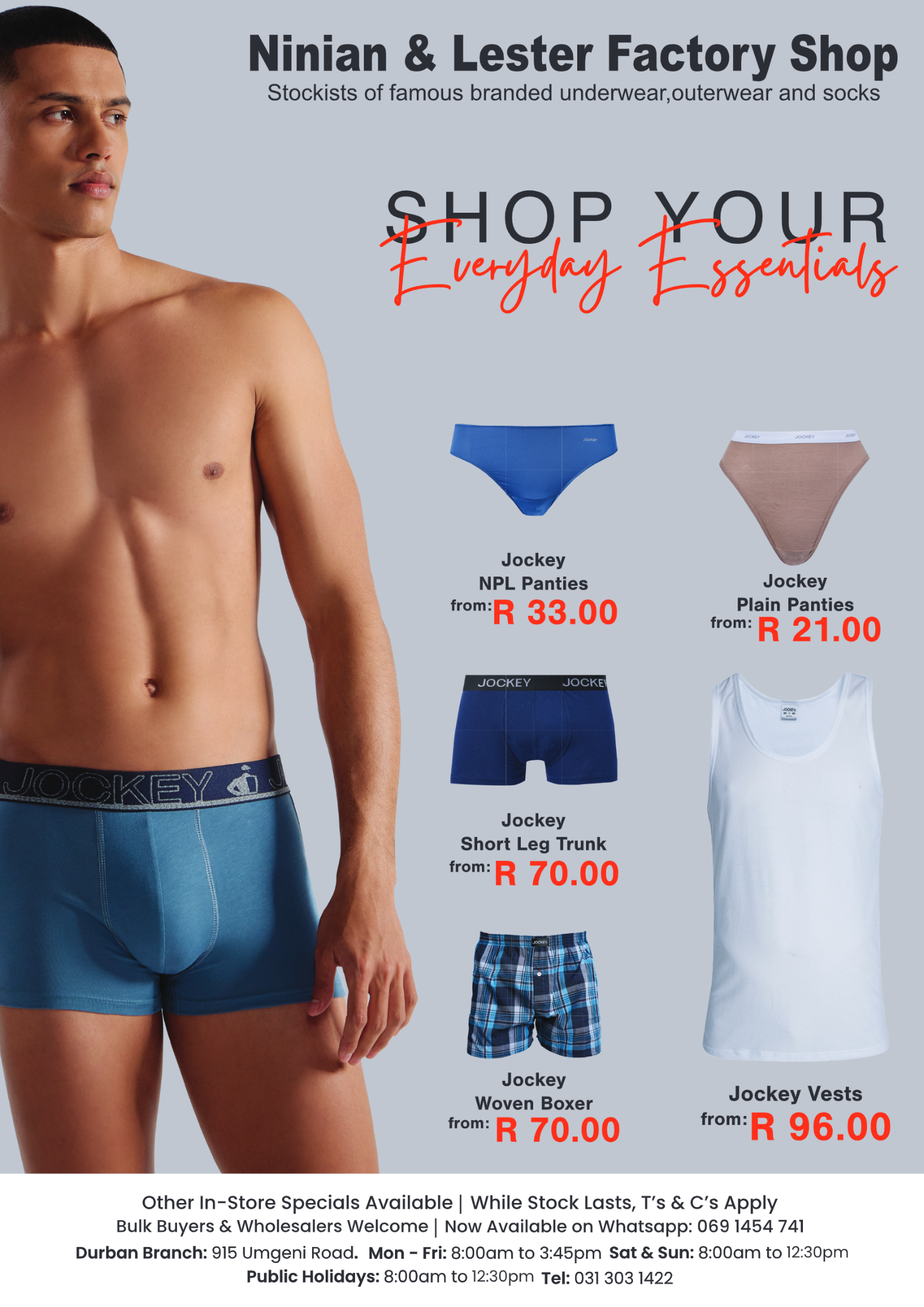 Ninian & Lester Factory Shop page 2