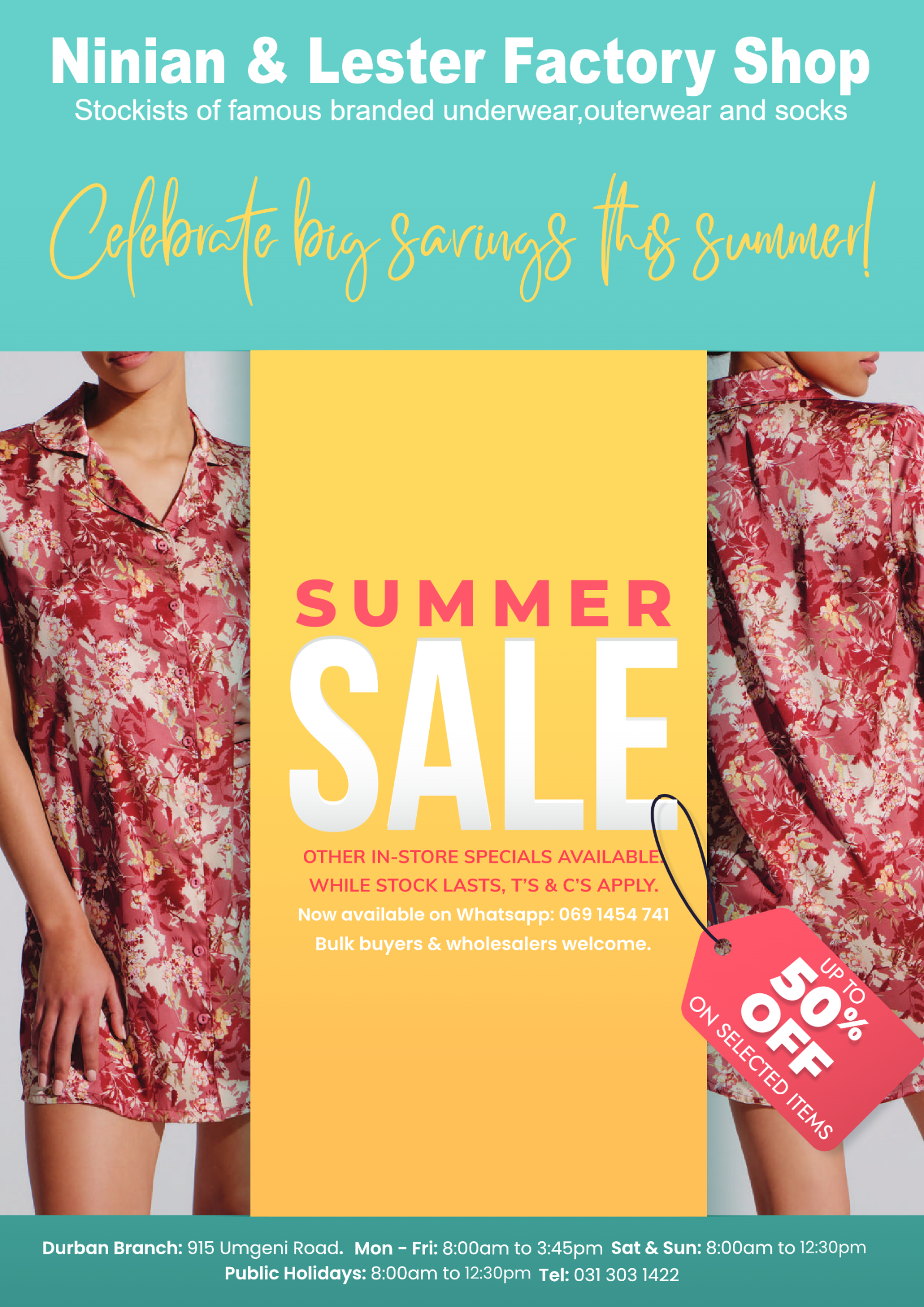 Ninian and Lester Factory Shop Everyday Essentials page 2