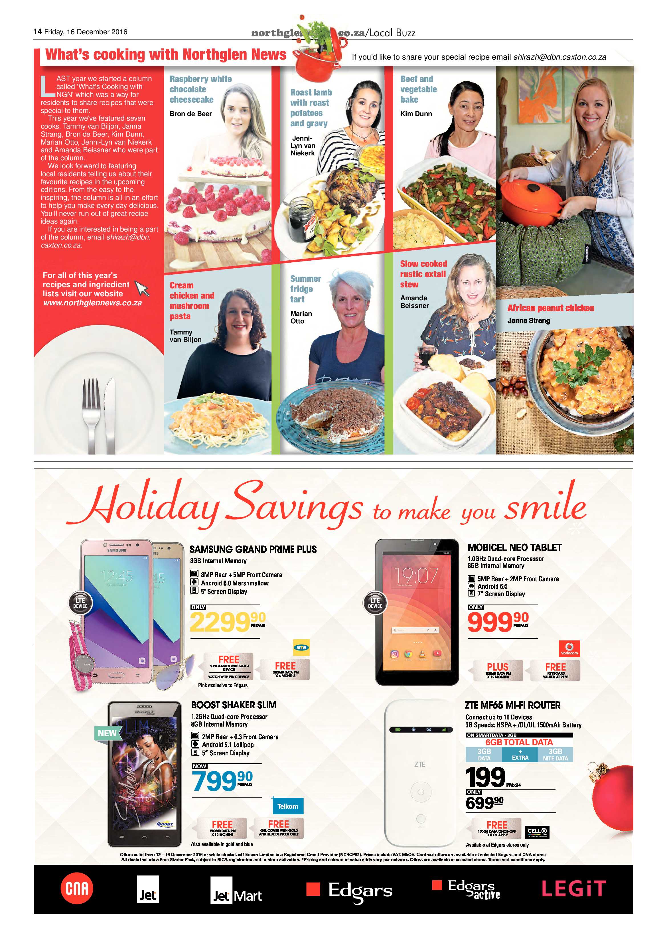 Northglen News 16 December 2016 page 14
