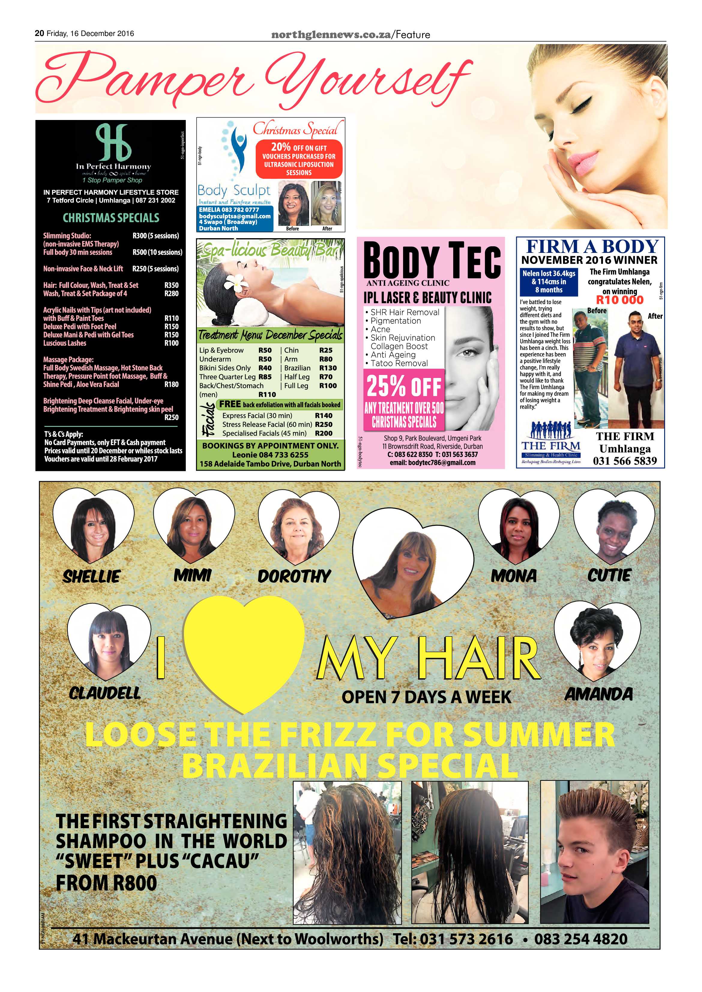 Northglen News 16 December 2016 page 20