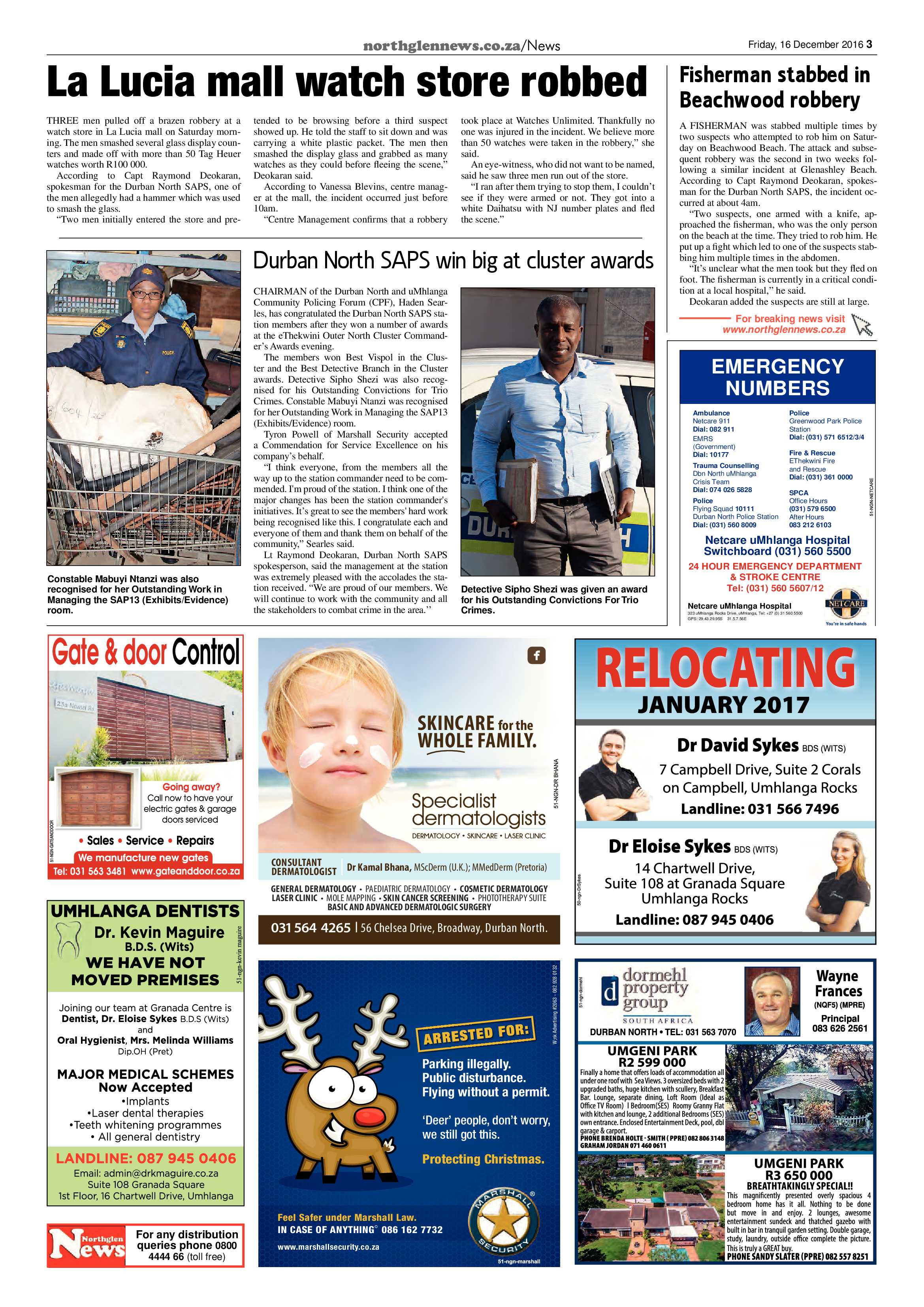 Northglen News 16 December 2016 page 3