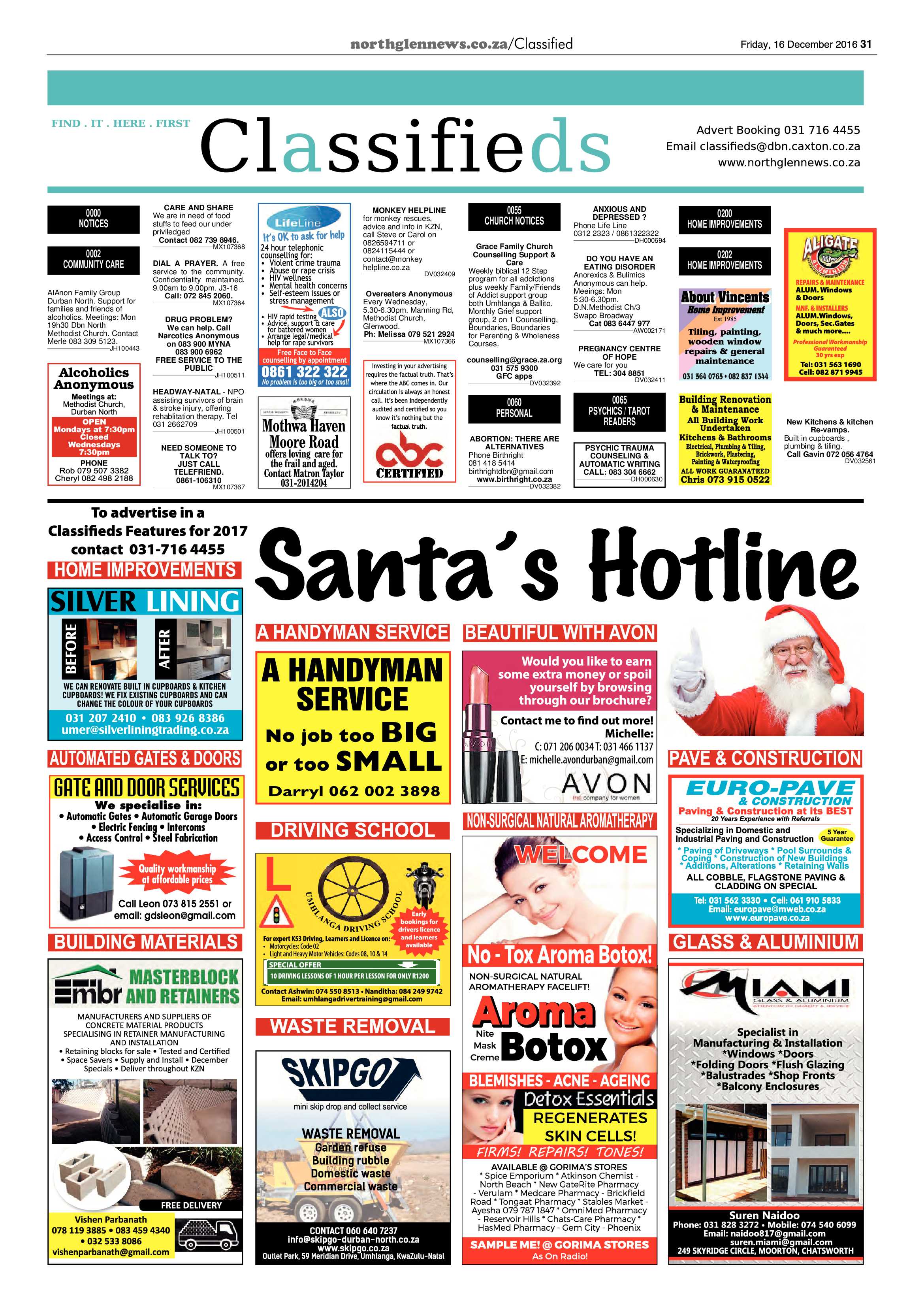 Northglen News 16 December 2016 page 31