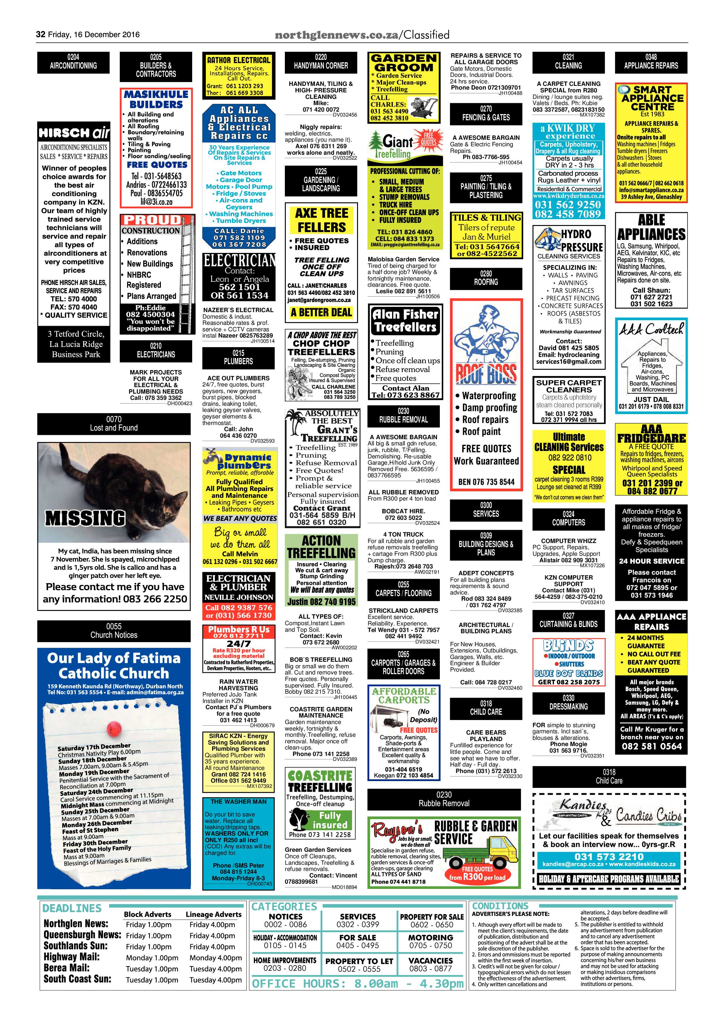 Northglen News 16 December 2016 page 32