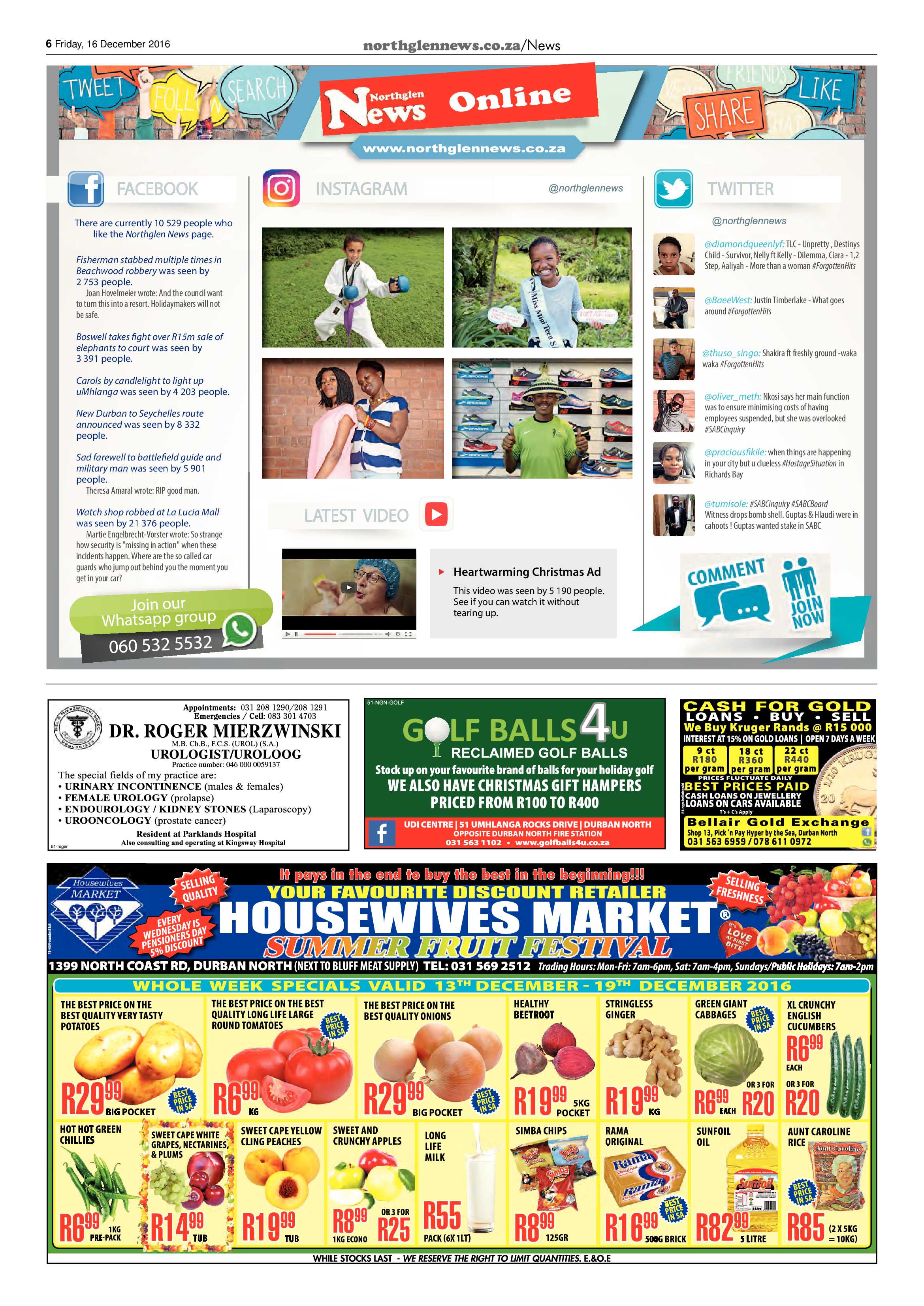 Northglen News 16 December 2016 page 6
