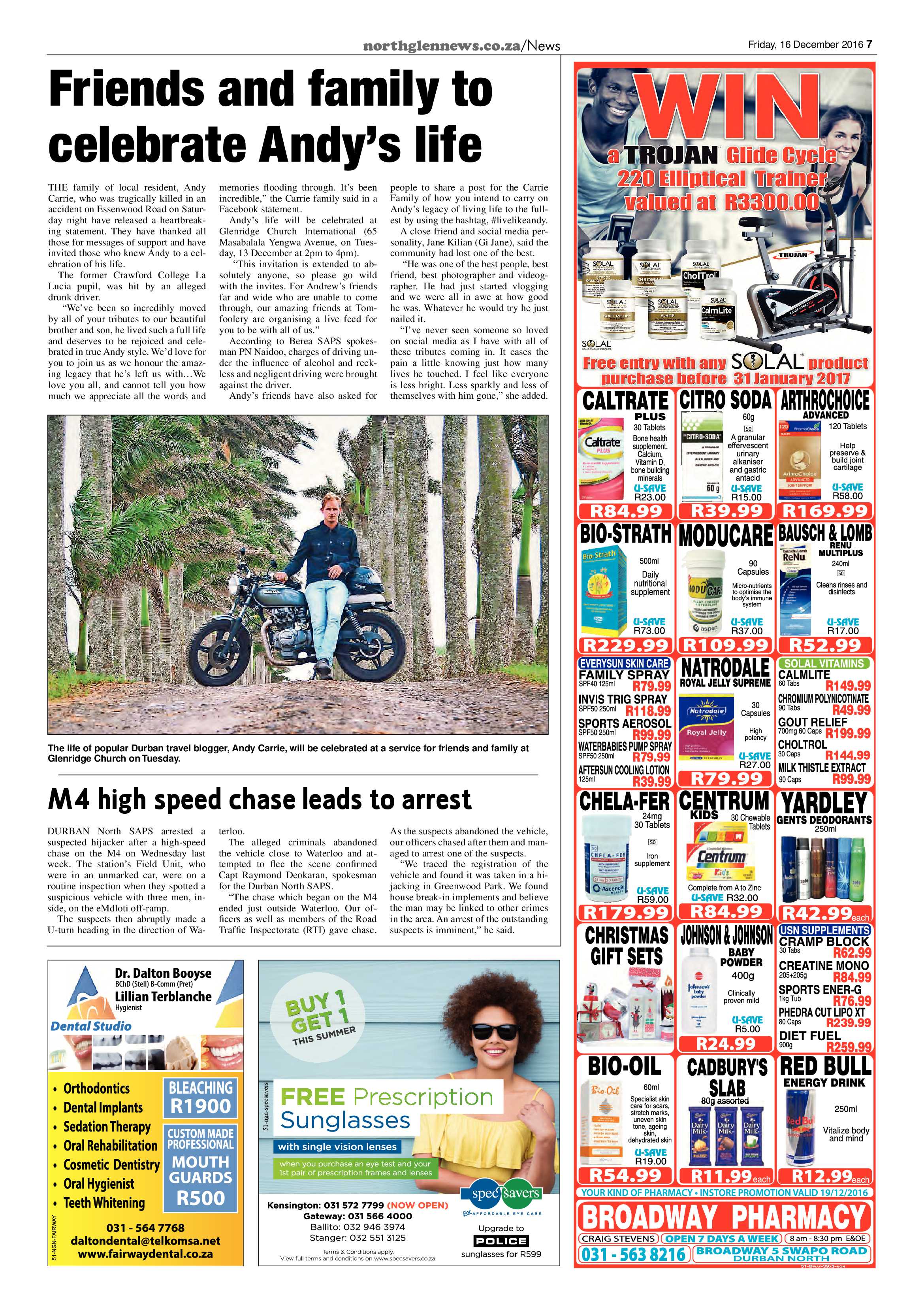 Northglen News 16 December 2016 page 7